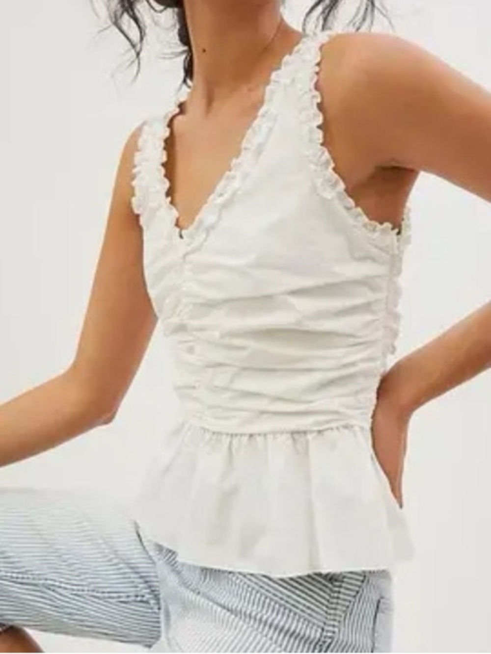 Anthro l Sunday in Brooklyn Ruched Top